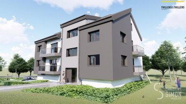 -- FR --

Appartement de 88,08 m2 et d'un balcon de 5,81 m2 au premier étage.
Comprenant double séjour avec cuisine ouverte (38,05 m2), balcon, 2 chambres à coucher (11,15 et 13,20 m2), débarras, salle de douche, toilette séparée.
Garage et emplacement extérieur. 

Résidence Am Lëtschert à Boevange-sur-Attert, 75, rue de Helpert.
Commune de Helperknapp 
Elle se situe à 12 minutes de Mersch, 11 minutes de Colmar-Berg, 6 minutes de Bissen et 27 minutes du Kirchberg et 23 minutes de Diekirch.
Elle se compose de 4 appartements de 61 m2 à 200 m2.
Chaque appartement dispose d'un garage intérieur et un emplacement extérieur.

Chaque appartement a été aménagé avec un grand soin de détail et offre des prestations et des matériaux de grande qualité, dont quelques exemples de finitions:
-Triple vitrage
-Balustrade en verre
-Ventilation controlée
-Revêtement de sol haut de gamme
-Equipement sanitaire contemporain et complet.
-Chauffage à Pellets

Tous les prix annoncés s'entendent à 3% TVA, sujet à une autorisation par l'administration de l'enregistrement et des domaines.
Garantie décennale, Garantie d'achèvement et Garantie TRC.
Ref agence :Appart 01-lot 012