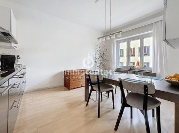 Immo-contact à le plaisir de vous présenter ce charmant appartement lumineux à Luxembourg-Gare

Cet appartement de ± 67 m², situé au 2áµ‰ étage d’une résidence de 6 unités, séduit par son intérieur chaleureux, sa belle luminosité et sa hauteur sous plafond de 2,90 mètres, offrant une agréable sensation d’espace. 
Fonctionnel et bien agencé, il constitue un cadre de vie idéal pour une personne seule ou un couple.

Son emplacement est pratique, à proximité immédiate des commerces, à cinq minutes à pied de la gare, à quinze minutes de l’aéroport et proche de plusieurs grandes entreprises.

L’appartement se compose comme suit :

- Hall d’entrée avec placards encastrés
- Séjour lumineux avec accès au balcon
- Cuisine équipée semi-ouverte
- Chambre confortable avec grande armoire encastrée
- Salle de bain avec douche
- Toilettes séparées
- Cave de ± 12 m²

Du stationnement est disponible à proximité de la résidence.

Aucun travaux ne sont à prévoir, la toiture a été refaite en 2022. 
L’appartement est disponible immédiatement.

Les visites sont possibles en semaine et le samedi.

Pour toute information, contactez-moi au +352 621 758 643.

Si vous souhaitez une estimation de votre bien sous 48 heures, contactez-nous au +352 26 311 992 ou par e-mail à anastasia.feron@immocontact.lu

 ---------- 
Immo-contact is pleased to present this charming, bright flat in Luxembourg-Gare

This ± 67 m² flat, located on the 2áµ‰ floor of a 6-unit residence, captivates with its warm interior, beautiful luminosity and 2.90 metre high ceilings, offering a pleasant feeling of space. 
Functional and well laid out, it is an ideal living environment for a single person or a couple.

It is conveniently located close to shops, five minutes' walk from the train station, fifteen minutes from the airport and close to a number of major companies.

The flat comprises

- Entrance hall with built-in cupboards
- Bright living room with access to balcony
- Semi-open-plan fitted kitchen
- Comfortable bedroom with large built-in wardrobe
- Bathroom with shower
- Separate toilet
- 12 m² cellar

Parking is available close to the residence.

No works are required, the roof was redone in 2022. 
The flat is available immediately.

Viewings are possible on weekdays and Saturdays.

For further information, please contact me on +352 621 758 643.

If you would like a valuation of your property within 48 hours, please contact us on +352 26 311 992 or by e-mail at anastasia.feron@immocontact.lu.