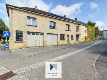 Située au c?ur du Village de Mensdorf, cette maison unifamiliale construite dans les années 1960 / 1970 est libre des 4 côtés. D'une surface habitable de ± 126 m² pour une superficie totale de ± 625 m². Idéale pour une famille nombreuse, la maison se compose comme suit.

Au rez de chaussée Deux spacieux garages de ± 47 m² et ± 50 m², une chaufferie récente avec panneaux solaires de ± 35 m², 4 caves de respectivement ± 14, 15, 15 et 22 m². Un vestibule de ± 10 m² permet l'accès à l'étage supérieur.

Le premier Niveau est séparé en deux parties, une première partie habitable composée d'un couloir de ± 17 m² desservant 3 chambres de ± 16, 16, 18 m², une salle de bain de ± 10 m², une cuisine non aménagée de ± 13 m² ainsi qu'un séjour de ± 35 m² . La seconde partie est composée de quatre pièces en état brut de ± 15, 15, 15 et 23 m².

Un grenier non aménagé séparé en deux parties, une première de ± 143 m² et une seconde de ± 80 m².

Un jardin spacieux de ± 390 m² vient compléter cette offre.

Généralités:

Maison de 1960 / 70 à rénover

Chauffage au gaz par radiateur

Fenêtre châssis PVC avec double vitrage pour la partie habitable

Très grands espaces disponibles pour aménagement
