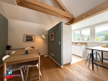 VIP Promotions s.a. vous propose en exclusivité cet appartement meublé, entièrement rénové, d'une surface utile d'environ 105 m², situé au premier et au deuxième étage d'une maison bi-familiale.

Le bien se compose comme suit ;

Premier étage :

- Hall d'entrée
- 3 chambres à coucher
- Salle de douche

Deuxième étage :

- Cuisine ouverte sur la salle à manger
- Living
- Salle de douche
- Débarras
- Mezzanine aménagée en bureau

Divers :

- 2 emplacements de parking extérieurs
- Jardin commun à l'arrière de la maison
- Buanderie commune

- L'appartement est loué complètement meublé, incluant tout appareil ménager tels que machine à laver, fer à repasser, aspirateur, ainsi que les ustensiles et couverts de cuisine et tout le nécessaire pour la literie.

Loyer : 2.200,00.-€
Charges : 400,00.-€ (montant forfaitaire avec électricité incluse, frais supplémentaires à prévoir : assurance et abonnement téléphone/internet/TV)
Caution : 4.400,00.-€
Commission d'agence : 2.574,00.-€ (2.200,00.-€ + 17% TVA) à partager par moitié, soit 50/50, entre bailleur et locataire

Pour plus de photos, veuillez cliquer sur le lien :

https://www.immotop.lu/annonces/1779261/?from=immotop

Proche de toutes commodités, des transports publics, des grands axes routiers et à proximité de toutes les infrastructures nécessaires.

Pour plus de renseignements ou pour une prise de rendez-vous, veuillez nous contacter au numéro +352 691 901 219 ou par e-mail sur info@vippromotions.lu.

Suivez-nous sur Facebook pour recevoir nos informations en continu.