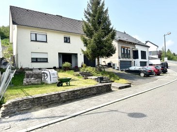 L'agence Axhome Immo vous propose cette belle maison libre de 4 côtés, d'une surface habitable de 120 m² et d'une surface totale de 200 m² sur un terrain de 6,47 ares située à Troisvierges dans le Canton de Clervaux.





La maison se compose comme suit:



Rez-de-chaussée:



? Grand hall d'entrée

? 1 chambre à coucher

? Local technique avec douche et WC

? Buanderie

? Deux caves

? Garage pour une voiture



1er étage:



? Hall de nuite

? Cuisine équipée séparée avec accès terrasse et jardin

? Salon, salle à manger

? 2 chambres à coucher

? salle de bains avec WC et douche

? Débarras



2ième étage:



? grand grenier aménageable de 70 m2 +/-, avec connexions pour faire une salle de bains et deux ou minimum 2 chambres à coucher



Les Atouts



2 parkings extérieurs



A proximité de toutes commodités, gare (bus/trains) connexion ferroviaire vers Luxembourg, écoles, cabinets médicaux, pharmacie, petits commerces, crèche, garderie cinéma, piscine en plein air, parc etc.

 ---------- 
Die Agentur Axhome Immo bietet Ihnen dieses schöne, auf 4 Seiten freistehende Haus mit einer Wohnfläche von 120 m² und einer Gesamtfläche von 200 m² auf einem Grundstück von 6,47 Ar in Troisvierges im Kanton Clervaux an.





Das Haus setzt sich wie folgt zusammen:



Erdgeschoss:



? Große Eingangshalle

? 1 Schlafzimmer

? Technikraum mit Dusche und WC

? Wäschekammer

? Zwei Keller

? Garage für ein Auto



1. Etage:



? Nachtsaal

? Separate Einbauküche mit Terrasse und Gartenzugang

? Wohnzimmer, Esszimmer

? 2 Schlafzimmer

? Badezimmer mit WC und Dusche

? Lagerraum



2. Stock:



? Großer ausbaubarer Dachboden von 70 m2 +/-, mit Anschlüssen für ein Badezimmer und zwei oder mindestens zwei Schlafzimmer



Vermögenswerte



2 Außenparkplätze



In der Nähe aller Annehmlichkeiten, Bahnhof (Bus/Züge), Bahnanbindung nach Luxemburg, Schulen, Arztpraxen, Apotheke, kleinen Geschäften, Kindergarten, Kindertageskino, Freibad, Park usw.

 ---------- 
The Axhome Immo agency offers you this beautiful house free on 4 sides, with a living area of â€‹â€‹120 m² and a total area of â€‹â€‹200 m² on a plot of 6.47 ares located in Troisvierges in the Canton of Clervaux.





The house is composed as follows:



Ground floor:



? Large entrance hall

? 1 bedroom

? Technical room with shower and WC

? Laundry room

? Two cellars

? Garage for one car



1st floor:



? Night hall

? Separate fitted kitchen with terrace and garden access

? Living room, lunchroom

? 2 Bedrooms

? bathroom with WC and shower

? Storage room



2nd floor:



? large convertible attic of 70 m2 +/-, with connections to make a bathroom and two or at least 2 bedrooms



Assets



2 outdoor car parks



Close to all amenities, station (bus/trains) rail connection to Luxembourg, schools, medical offices, pharmacy, small shops, nursery, daycare cinema, outdoor swimming pool, park etc.