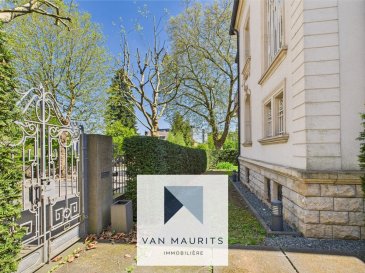 Située à l'entrée de Esch proche du centre Ville dans un quartier résidentiel calme à Esch-sur-Alzette, cette maison individuelle construite en 1935 rénovée, alliant le charme de l'ancien à des prestations actuelles, bénéficie d'une surface totale de ± 446 m² dont ± 334 m² habitables sur un terrain de 5.35 ares. Elle est entièrement clôturée, avec une belle exposition plein sud et se présente comme suit :

.

Au rez-de-chaussée, un hall d'entrée de ± 20 m² avec un vestiaire de ± 4 m² dessert un salon de ± 60 m², une cuisine (équipée) de ± 17 m², un bureau de ± 16 m², un débarras de ± 4 m² et un wc séparé de ± 2 m².

Une terrasse de ± 20 m² est accessible par la cuisine et se prolonge avec le jardin.

.

Le premier étage comprend un palier de ± 19 m², une suite parentale de ± 13 m² avec un dressing et une salle de douche privative de ± 7 m² (avec double lavabo, douche, bidet et wc), trois autres chambres de ± 16, 23 et 28 m² dont une avec accès à un balcon de ± 6 m², ainsi qu'une salle de douche de ± 4 m² (avec lavabo, douche et wc).

.

Au deuxième étage, le palier de ± 11 m² mène à trois chambres de ± 18, 23 (avec lavabo) et 28 m², un espace dressing de ± 12 m² et une salle de bain de ± 9 m² (avec double lavabo, baignoire, douche et fonction spa).

.

Le sous-sol est aménagé avec un palier de ± 13 m², deux caves de ± 12 et 26 m², un garage de ± 32 m², une cave à vin de ± 5 m², une chaufferie de ± 12 m² et un local technique avec coin buanderie de ± 13 m².

Deux places de parking extérieures viennent compléter la maison.

.

Détails complémentaires :

.

Les sols sont recouverts de carrelage, marbre et parquet flottant, et les murs sont peints. Les fenêtres sont en bois, avec double vitrage, et sont équipées de volets électriques et manuels.

.

La maison est chauffée au gaz, par radiateurs, et bénéficie d'un adoucisseur d'eau, d'une porte d'entrée sécurisée, ainsi que d'un système d'alarme, d'un parlophone, de spots encastrés et d'un éclairage indirect. La connexion internet par câble TV est déjà en place.

.

Enfin, la maison est idéalement située à proximité de toutes les commodités : écoles, crèches, commerces, pharmacie, gare, restaurants, parking public, ainsi que des centres sportifs, clubs, parcs de jeux, pistes cyclables et sentiers de randonnée. L'accès aux axes autoroutiers est rapide, et les transports en commun sont facilement accessibles.

.

Pour plus de renbseignements, veuillez contacter s.v.p. Lydia Indjova au +352 661 331 628 ou lydia@vanmaurits.lu