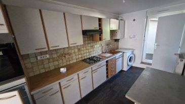 Appartement rénové situé au 1er étage d'un petit immeuble de 3 logements, comprenant entrée, dégagement, séjour, cuisine équipée, salle d'eau avec douche, WC, lavabo.  
Chauffage individuel gaz