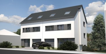 *** NOUVEAUTE HT IMMOBILIER *** 

Découvrez au cœur du village de Trintange, votre futur projet immobilier !

Nous vous proposons en gros oeuvre fermé cette maison unifamiliale plus de 172 m², sur une surface de terrain de 3,56 ares.
Elle est composée comme suit :
- au rdc, d’un garage une voiture, d’un hall d’entrée, d’un wc séparé et d’une pièce de vie de plus de 40 m² donnant sur une terrasse de 22,50 m².
- au 1er étage, de trois chambres (dont une avec dressing privatif) et de deux salles de bains avec wc.
- au 2ème étage, les combles sont aménageables d’une surface de +/- 30 m²

Sont compris dans le prix de vente en gros oeuvre fermé les travaux suivants: maçonnerie, toiture, isolation, châssis et façade.

Prix indiqué avec tva à 3%.
Informations et documentations au 24 55 92 78 ou par mail : info@htimmo.lu.
