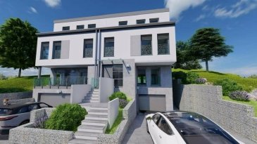 <br /><br />Lorentzweiler<br><br>Vente d\'une maison jumelée contemporaine en nouvelle construction.<br><br>La propriété édifiée sur une parcelle de 415 m² développe une surface habitable de plus de 220m² répartie sur trois niveaux principaux d\'habitation et un entresol totalement exploité aux multiples usages possibles.<br><br>On aime : les terrasses et les balcons 75 m² qui offrent un panorama rare sur la ville en contrebas.<br><br>Le niveau principal abrite principalement l\'espace de vie avec salle à manger, la cuisine ouverte, un bureau,  un WC séparé, débarras le tout ouvrant sur une terrasse plein Sud permettant d\'accéder à la terrasse et jardin.<br><br>L\'étage supérieur est l\'étage des chambres qui sont au nombre de 3, sont dotées des dressing et une salle de bains. <br><br>Au dernier étage la chambre parentale est grandement aménagée, avec un bureau, un dressing et une salle de bains.<br><br>Pour terminer, l\'entresol a été totalement aménagé et peut avoir de multiples usages. Il est aussi le niveau du garage ouvert pour deux véhicules.<br><br>Prix de vente : 1.399.000 € TVA 3%.<br>Les prix affichés comprennent un taux de TVA 3% (sous réserve d\'acceptation de l\'administration). <br><br>Pour toutes questions ou demandes d\'informations, n\'hésitez pas à nous contacter, nous serons toujours à votre service.<br><br>Agence ELSA\'HOME à votre écoute pour la concrétisation de vos projets en toute confiance.<br><br>----------------------------------------------------------------------<br><br>Lorentzweiler<br><br>New-build contemporary semi-detached house for sale.<br><br>Built on a 415 m² plot, this property offers more than 220 m² of living space over three main levels and a fully-utilised mezzanine with multiple uses.<br><br>We love: the 75 m² terraces and balconies offering a rare panorama of the city below.<br><br>The main level houses the living area with dining room, open-plan kitchen, study, separate toilet and store room, all opening onto a south-facing terrace that provides access to the terrace and garden.<br><br>The top floor has 3 bedrooms, each with its own dressing room and bathroom. <br><br>On the top floor is the master bedroom, with a study, dressing room and bathroom.<br><br>Finally, the mezzanine floor has been fully converted for multiple uses. It also has an open-plan garage for two vehicles.<br><br>Selling price: €1,399,000 including 3% VAT.<br>The prices shown include a 3% VAT rate (subject to approval by the authorities). <br><br>If you have any questions or requests for information, please do not hesitate to contact us. We are always at your service.<br><br>Agence ELSA\'HOME is at your service to help you realise your plans in complete confidence.