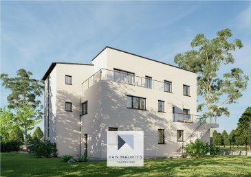 Situé à Consdorf, dans une rue calme, ce beau projet immobilier entre Echternach et Junglinster, à terminer, comprend 2 lots avec un jardin. Un duplex (rez-de-chaussée et 1er étage) d'une surface totale de 336m² dont 236m² habitables et un appartement de ± 180m² au 2ème étage.

Il se compose comme suit :

Pour le duplex(236m²):
Au rez-de-chaussée, se trouve un garage de ± 50m², une buanderie de ± 8m², une salle de jeux de ± 21 m², une chambre d'amis de ± 19 m² ainsi qu'une salle de douche de ± 5 m². Un jardin de ± 190m².

Le premier étage, comprend un hall d'entrée de ± 16 m² desservant la cuisine de ± 26 m² et la pièce de séjour de ± 46 m² comprenant le salon et la salle à manger, un wc séparé de ± 2 m². Cet étage se compose également d'un hall de nuit de ± 8 m² qui donne sur deux chambres de ± 14 m² chacune, à proximité d'une salle de bain de ± 10 m² ainsi qu'une suite parentale de ± 30 m² avec une salle de bain de ± 10 m². Une terrasse de ± 15m² accessible par la cuisine et qui donne sur le jardin.

Pour l'appartement(180m²):
Au 2éme étage, se trouve une pièce de séjour comprenant le salon de ± 64m², une cuisine ouverte de ± 25m², une buanderie de ± 8m², un wc séparé de ± 2m². On retrouve également un hall de nuit donnant sur une chambre parentale de ± 20m² avec une salle de bain de ± 7m², deux chambres de ± 15m² chacune ainsi qu'une salle de douche de±6m². Une terrasse de ± 22m² vient compléter cet étage.

Au rez-de-chaussée: un jardin de ± 110m² et 3 emplacements de parking

Contact : Jimmy de Brabant - tél : +352 661 167 494  email :  jimmy@vanmaurits.lu