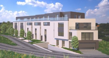 Penthouse A3 sur deux niveaux. 
Penthouse d'une surface de +ou- 184m2 sur deux niveaux. L'accès au penthouse se fait directement par l'ascenseur. L'ascenseur va jusqu'au deuxième étage, ce qui signifie que vous pourrez vous déplacer dans le penthouse même avec l’ascenseur. Le penthouse est situé au premier et deuxième étage de la résidence avec deux terrasses de +ou- 17.75m2 et de 17.36m2 qui sont toutes deux accessibles depuis le living - s.à.m. - cuisine.
 L'appartement dispose de trois chambres à coucher de 15.98m2, de 16.72m2, et de 19.42m2, un dressing, un bureau de 12.87m2, une salle de bains, une salle de douche, un Wc séparé, un débarras, plusieurs emplacements pour placer des armoires et une cave privative.

Vous pourrez acquérir un emplacement intérieur au prix de 30.000,00€ ou un emplacement extérieur au prix de 15.000,00€ à 3% de TVA inclus.

Le projet comprend  6 nouvelles résidences à toitures plates de style contemporain dans une rue calme et sans issue dans la ville de Tétange. 

Les 6 résidences regroupent 16 logements en tout.

4 Résidences ont chacune  2 appartements et 1 penthouse sur deux niveaux par bâtiment, le sous-sol est commun aux 4 bâtiments. Les 4 résidences comprennent 24 emplacements intérieurs et 2 emplacements extérieurs. 

Les 2 autres bâtiments ont 2 duplex chacun avec un sous-sol séparé pour les deux bâtiments qui disposent de 4 caves et de 4 emplacements intérieurs doubles.
Les 4 duplex auront des entrées complètement séparés comme dans une maison.

Chaque appartement dispose d'une cave privé.  
Les appartements sont spacieux et lumineux disposant de 2 à 3 chambres à coucher avec une voir 2 terrasses par appartements.

Les appartements situés au rez - de - chaussée dispose d'un jardin privé.

Chaque détail a été ici pensé afin de proposer aux futurs occupants un confort de vie optimal. 
Des équipements et matériaux haut de gamme sélectionnés avec le plus grand soin, des espaces extérieurs comme des terrasses et jardins privés pour les appartements au rez-de-chaussée et des terrasses avec une vue dégagée pour les biens aux étages supérieurs .