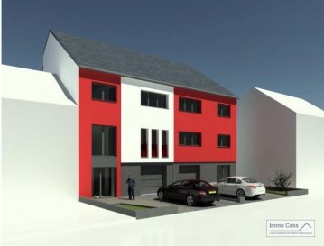 IMMO CASA vous propose en VFA une
maison unifamiliale à proximité du quartier du Kirchberg et le centre ville de Luxembourg comprenant:

Sous sol: 
Cave (32.94m2)
Chaufferie/buanderie (27.28m2)
Rdc:
Garage pour 1 voiture ( emplacement extérieur)
Hall d`entrée (14.83m2) espace vestiaire, WC séparé, cuisine ouverte sur séjour/living (40.98m2) avec accès terrasse
1° étage: 
Hall de nuit(15.90m2) Chambre parentale( 16.96m2)  avec dressing (9.09m2) Salle de bain, séjour avec vide sur le séjour
2° étage: 
Hall de nuit (15.70m2)
Chambre 2 (14.33m2)
Chambre 3 (15.30m2)
Chambre 4 (19.43m2)
WC séparé
Salle de Douche
Grenier( -80m2) aménageable 
Chauffage au sol
Panneaux solaires
Volets électriques
*Prix annoncé à 3% TVA

Maison neuf pour vendre clés en mains, belles prestations et équipements de qualité, terrasse, accès porte d`entrée, porte de garage et espace vert compris.
Ref agence :1906546