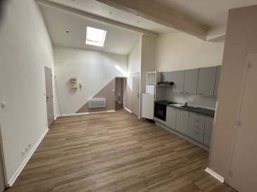 Bel appartement proche gare et toutes commodités .  Bel appartement de type F3 sous combles - 31, rue Fabvier 54700 PONT A MOUSSON comprenant :
 Cuisine équipée, pièce de vie, 2 chambres, salle d'eau, WC
 Chauffage électrique - 52,69 m2
 Libre à la location
 Les informations sur les risques auxquels ce bien est exposé sont disponibles sur le site Géorisques : www.georisques.gouv.fr