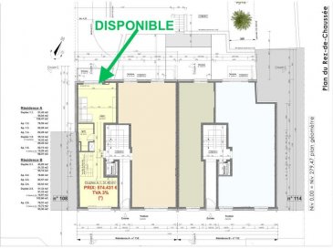 Votre agence IMMO LORENA de Pétange vous propose dans une résidence contemporaine en future construction de 8 unités sur 3 niveaux située à Pétange, 110, route de Luxembourg, appartement de 106.47 m2 décomposé de la façon suivante:

RDCH:
- Un hall d'entrée de 11 m2
- Une cuisine de 14,82 m2
- Un coin de rangement de 4,27 m2
- Un salon de 18,64 m2  donnant accès a ta terrasse de 5,42 m2

PREMIER ETAGE:
- Hall de nuit de 16,75 m2
- Une Chambre de 14,58 m2
- Deuxième chambre parentale avec douche de 13,43 m2
- WC séparé de 1,37 m2
- Salle de douche de 4,19 m2
- Terrasse faisant 4,72 m2

- Une cave privative, un emplacement pour lave-linge et sèche-linge au sous sol.
Possibilité d'acquérir un emplacement intérieur (28.840 €)TTC 3%

Cette résidence de performance énergétique AB construite selon les règles de l'art associe une qualité de haut standing à une construction traditionnelle luxembourgeoise, châssis en PVC triple vitrage, ventilation double flux, radiateurs, video - parlophone, etc... Avec des pièces de vie aux beaux volumes et lumineuses grâce à de belles baies

Ces biens constituent entres autre de par leur situation, un excellent investissement.
Le prix comprend les garanties biennales et décennales et une TVA à 3%.
Livraison prévue juin 2022.

1,5% du prix de vente à la charge de la partie venderesse + 17% TVA
Pas de frais pour le futur acquéreur


À VOIR ABSOLUMENT!

Pour tout contact:
Joanna RICKAL: 621 36 56 40 
Vitor Pires: 691 761 110 
Kevin Dos Santos: 691 318 013

L'agence Immo Lorena est à votre disposition pour toutes vos recherches ainsi que pour vos transactions LOCATIONS ET VENTES au Luxembourg, en France et en Belgique. Nous sommes également ouverts les samedis de 10h à 19h sans interruption.