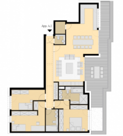 Luxembourg-Muhlenbach 

En construction

Penthouse 4.2 (lot 047) neuf situé au quatrième étage avec une surface habitable de +/- 137,36 m2 se composant comme suit: d'un hall d'entrée, d'un hall de nuit, trois chambres à coucher, deux salles de douche, d'un vaste living avec une cuisine ouverte qui donne accès à une terrasse de +/-32,02m2 et d'un débarras.

Possibilité d'acquérir un emplacement intérieur à partir de 59.000€/TVA 3% incluse.

Le prix de vente est affiché avec une TVA 3% incluse. 

N'hésitez pas de nous contacter en cas d'interêt : 
info@newgest.lu.   ou    691125293
