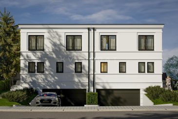 À vendre à Bereldange ? Maisons jumelées haut de gamme (CPE A-A+ / A-A)

Situées dans la rue Michel Rodange à Bereldange, ces deux maisons jumelées neuves offrent un cadre de vie privilégié dans un quartier résidentiel calme et verdoyant, à seulement quelques minutes de Luxembourg-Ville. Confort, luminosité et matériaux de qualité définissent ce projet.

Disposition : Sous-sol  
- Garage double : 43,80 m²  
- Espace hobby/loisir : 22,20 à 41,10 m²  
- Local technique : 11,40 m²  
- Buanderie (selon maison) : 6,80 m²  

Disposition : Rez-de-chaussée  
- Séjour & salle à manger : 47,00 m²  
- Cuisine : 17,80 m²  
- WC séparé : 2,80 m²  
- Débarras / buanderie ou bureau : 9,60 m²  

Disposition : 1er étage  
- 3 chambres : 19,10 à 19,50 m²  
- Dressing : 11,20 m²  
- Salle de bain : 12,30 m²  
- Salle de douche : 7,60 m²  

Terrasses, balcons et grand jardin privatif complètent chaque maison.

Caractéristiques techniques

- Classe énergétique : A-A+ à A-A  
- Fenêtres triple vitrage  
- Chauffage au sol  
- Pompe à chaleur dernière génération  
- Isolation façade + toiture plate  
- Revêtements de sol/carrelage 90 €/m² format 90×90 cm  
- Dalles sur plots pour terrasses 65 €/m²  
- Meubles sanitaires jusqu'à 16 000 €  
- Hauteur sous plafond : 2,56 m (RDC + 1er étage), 2,60 m au sous-sol  

Finitions de qualité  
- Carrelage MIRAGE  
- Parquet Belgiqa / Chêne de l'Est  
- Portes intérieures HÖRMANN ? charnières invisibles, laquées blanc  
- Quincaillerie au choix de l'acquéreur  
- Sélection matériaux dans showroom dédié  

Garantie  
- Garantie décennale et biennale par Le Foyer Assurances  

À propos du promoteur  

KVAADRAT est un promoteur luxembourgeois reconnu pour la qualité de ses réalisations, la maîtrise des délais et la conception de projets à taille humaine, pensés pour durer et s'intégrer harmonieusement dans leur environnement.

Si vous avez des questions ou si vous souhaitez obtenir davantage d'informations sur ce bien, n'hésitez pas à nous contacter.