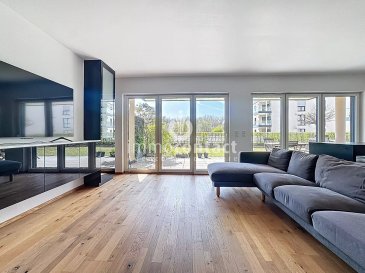 L'agence immobilière Immo-Contact vous propose ce magnifique appartement de construction récente et haut gamme, avec beaucoup de luminosité, de +/− 108m² situé à Bertrange.

Idéalement situé, dans une ville dynamique, cet appartement avec 2 chambres, terrasse, jardin et parking se trouve dans une rue très calme et à quelques pas de plusieurs lignes de bus, du centre commercial Concorde; de très bons restaurants et de médecins.

Vous trouverez également des crèches, l'école Européenne et l'école fondamentale Beiestack qui sont à moins de 5 minutes avec des structures sportives pouvant offrir des activités pour petits et grands.

L'appartement, au rez-de-chaussée, se compose comme suit :

- Hall d'entrée avec placards encastrés
- Salon avec espace salle à manger et accès sur terrasse et jardin ensoleillé vue dégagée, exposé Sud Est
- Cuisine équipée ouverte avec ilot central
- 2 chambres à coucher avec dressing
- Salle de bain avec baignoire, douche et WC 
- WC séparé

Une cave et un emplacement intérieur viennent compléter ce bien.

Disponibilité à convenir

Visites possibles en semaine et le samedi.

Pour toutes informations contactez-moi au +352 621 391 355.

Estimation de votre bien (sous 48h), contactez-nous au +352 26 311 992 ou sur info@immocontact.lu.