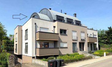 ** QUARTIER RESIDENTIEL -  WEIMERSHOF / KIRCHBERG **

Magnifique Penthouse d'une surface habitable de 60,13 m² avec terrasse de 32.67m² (Sud-Ouest) et balcon de 7.62 m²,  grand séjour avec feu ouvert, chambre à coucher, cave, grand grenier aménageable et 1 parking intérieur situé au 2ème et dernier étage d'une résidence récente et très soignée avec ascenseur.

(adresse: 13 rue des Eglantiers L-1457 Luxembourg)

Le Penthouse se compose comme suit: 
=============================
- Hall d'entrée 
- Séjour et espace cuisine de 42m² avec haut plafond, cheminée feu ouvert et grande baie vitrée donnant accès à la terrasse.
- Cuisine entièrement équipée
- Terrasse de 32.67m² avec vue imprenable (exposition Sud-Ouest)
- Chambre à coucher de 13m² avec armoire intégrée donnant accès au balcon 
- Balcon de 7.62m² 
- Salle de bains équipée avec WC suspendu

- Grenier spacieux aménageable de 39,77m² entièrement isolé. (Accessible par escalier escamotable)

- Grand jardin commun à l'arrière de l'immeuble accessible à ses occupants

Sous-sol -1 :
- 1 emplacement privatif pour voiture
- Cave privative carrelée de 4 m² 
- Local vélos/poussette commun 
- Buanderie commune avec emplacement privatif pour lave-linge/sèche-linge


Informations diverses :
================
- Cheminée feu ouvert dans séjour 
- Appartement entièrement remis en peinture
- Connexion Internet - Fibre optique
- Porte de Palier sécurisée
- Vidéophone
- Résidence tranquille avec 12 unités seulement.
- Résidence équipée avec ascenseur
- Résidence de 2010 en excellent état - aucun frais à prévoir prochainement 
  (dernier rapport de copropriété)

Situation: 
=======
Ce penthouse est idéal pour tout fonctionnaire des Institutions Européennes vu sa proximité au Parlement Européen, à la Cour des Comptes et à son accès facile aux transports en commun (Bus 12 - Bleuets ; Tram - Parlement Européen ou Coque).

Le quartier est très résidentiel et offre un cadre de vie exclusif (proximité aux commerces et centre commercial Auchan, proximité à la Philharmonie, au Musée Mudam, à divers restaurants, à la piscine et à différentes salles de gym).


** RESIDENTIAL AREA - WEIMERSHOF / KIRCHBERG **

Wunderschönes Penthouse mit einer Wohnfläche von 60,13 m² mit einer Terrasse von 32,67m² (Süd-West) und einem Balkon von 7,62 m², großes Wohnzimmer mit offenem Kamin, Schlafzimmer, Keller, großer ausbaubarer Dachboden und 1 Innenparkplatz im 2. und letzten Stock einer neuen und sehr gepflegten Residenz mit Aufzug.

(Adresse: 13 rue des Eglantiers L-1457 Luxembourg)

Das Penthouse setzt sich wie folgt zusammen: 
=============================
- Eingangshalle 
- 42m² großes Wohnzimmer und Küchenbereich mit hoher Decke, offenem Kamin und großen Fenstern, die auf die Terrasse führen.
- Vollständig ausgestattete Küche
- 32.67m² Terrasse mit atemberaubender Aussicht (Südwestlage)
- 13m² großes Schlafzimmer mit Einbauschrank und Zugang zum Balkon. 
- 7.62m² großer Balkon 
- Ausgestattetes Badezimmer mit Hänge-WC

- Geräumiger, ausbaufähiger Dachboden von 39,77m², vollständig isoliert (Zugang über eine ausziehbare Treppe)

- Großer Gemeinschaftsgarten auf der Rückseite des Gebäudes, der den Bewohnern zugänglich ist.

Untergeschoss -1:
- 1 privater Stellplatz für ein Auto.
- Privater gefliester Keller von 4 m². 
- Gemeinsamer Fahrrad-/Kinderwagenraum 
- Gemeinsame Waschküche mit eigenem Waschmaschinen-/Trocknerplatz


Verschiedene Informationen :
================
- Kamin mit offenem Feuer im Wohnzimmer 
- Wohnung komplett neu gestrichen
- Internetverbindung - Glasfaser
- Gesicherte Palier-Tür
- Videotelefon
- Ruhige Wohnanlage mit nur 12 Einheiten.
- Ausgestattete Wohnanlage mit Aufzug.
- Wohnanlage von 2010 in ausgezeichnetem Zustand - keine Kosten in nächster Zeit zu erwarten. 
  (letzter Miteigentumsbericht)

Lage: 
=======
Dieses Penthouse ist ideal für alle Beamten der Europäischen Institutionen, da es sich in der Nähe des Europäischen Parlaments, des Rechnungshofs und der öffentlichen Verkehrsmittel befindet (Bus 12 - Bleuets

** RESIDENTIAL AREA - WEIMERSHOF / KIRCHBERG **

Magnificent 60.13 m² penthouse with 32.67 m² terrace (south-west) and 7.62 m² balcony, large living room with open fire, bedroom, cellar, large attic and 1 indoor parking space, located on the 2nd and top floor of a recent, well-kept residence with elevator.

(address: 13 rue des Eglantiers L-1457 Luxembourg)

The Penthouse is composed as follows: 
=============================
- Entrance hall 
- 42m² living and kitchen area with high ceiling, open fireplace and large bay window giving access to the terrace.
- Fully equipped kitchen
- 32.67m² terrace with breathtaking views (south-west facing)
- 13m² bedroom with built-in wardrobe and access to balcony 
- 7.62m² balcony 
- Fully-equipped bathroom with wall-hung WC

- Spacious, fully insulated attic (39.77m²), suitable for conversion (accessible via retractable staircase)

- Large communal garden at the rear of the building accessible to occupants

Basement -1 :
- 1 private parking space
- Private 4 m² tiled cellar 
- Shared bicycle/stroller room 
- Shared laundry room with private space for washing machine/dryer


Other information :
================
- Fireplace in living room 
- Apartment completely refurbished
- Internet connection - Optical fiber
- Secure landing door
- Videophone
- Quiet residence with only 12 units.
- Fully equipped residence with elevator
- 2010 residence in excellent condition - no upcoming costs 
  (latest co-ownership report)

Location: 
=======
This penthouse is ideal for any official of the European Institutions, given its proximity to the European Parliament, the Court of Auditors and easy access to public transport (Bus 12 - Bleuets