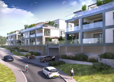 RESIDENCE 57 dans le nouveau lotissement 'CITE EECHELTER' à Steinfort

Nouveau projet implanté sur un vaste et magnifique terrain de 581 ares situé à Steinfort (entre la rue de Kleinbettingen et la rue de Hagen).

11 Résidences comprenant chacune un maximum de 8 unités de logements d'une surface de 71 m2 à 106 m2. 
Tous les appartements d'un design architectural moderne sont dotés de finitions de haut standing ainsi que de magnifiques terrasses et balcons. 

Classe énergétique: A-A-A (chauffage à gaz, installation solaire, ventilation mécanique VMC, triple vitrage, etc.)

Livraison des appartements prévu pour début 2020.

Prix affichés: 3% TVAC (sous condition d'acceptation du dossier par l'enregistrement)
_____________________________________

RESIDENCE 57 in der neuen Wohnsiedlung 'CITE EECHELTER' in Steinfort

Neues Wohnprojekt auf einem grossen, wunderschönen Grundstück mit 581 Ar in Steinfort (zwisachen rue de Kleinbettingen und rue de Hagen).

11 Wohnanlagen mit jeweils maximal 8 Wohneinheitem und einer Grösse zwischen 71 m2 und 106 m2.
Alle Wohnungen in modernem Architekturdesign verfügen über eine hochwertige Ausstattung sowie über eine herrliche Terrasse oder einen Balkon.

Energieklasse: A-A-A (Gasheizung, Solarinstallation, mechanische Ventilation VMC, Dreifachverglasung, etc.)

Fertigstellung vorgesehen für Anfang 2020.

angegebene Preise inkl. 3% Mwst. (bei Anerkennung durch das Enregistrement)
Ref agence :6396