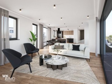 Découvrez cet appartement lumineux et moderne situé au 2e étage d'un des trois nouveaux bâtiments d'une magnifique résidence verdoyante, à vendre par WK IMMO Promotions.

Cette résidence en cours de construction vous offre une qualité de vie incomparable. Idéalement situé à Junglinster, dans un quartier calme et recherché, cet appartement combine confort, design et espace. Il est parfait pour une famille ou des professionnels à la recherche d'un cadre de vie agréable.

Caractéristiques principales :

- Une surface totale de 125 m²  
- Un joli séjour de 41 m² avec une cuisine ouverte moderne donnant sur un balcon de 8 m²
- Une chambre parentale/principale avec son dressing et salle de bain privative
- 2 chambres pouvant servir de bureau ou chambre à coucher
- Une salle de bain principale avec douche
- Un WC séparé  
- Un débarras pour rangement supplémentaire 

Emplacement :

Cet appartement se trouve dans un quartier calme et recherché, à proximité des transports en commun, des commerces, écoles, parcs et restaurants. Un emplacement idéal pour une vie pratique et agréable au quotidien.

Points forts :

- Emplacement central
- Appartement très lumineux grâce à ses grandes fenêtres
- Dressing pour la chambre principale
- Un débarras au sous-sol et une buanderie commune pour plus de praticité
- Nouvelle construction dans un cadre paisible et verdoyant 
- Idéal pour une première acquisition ou un investissement locatif

Ce bien rare ne restera pas longtemps sur le marché ! N'attendez plus pour visiter et découvrir votre futur chez-vous.

Pour plus d'informations ou pour organiser une visite, contactez WK IMMO Promotions au 621 686 850 ou par e-mail à contact@wki.lu ou m.djurovic@wki.lu