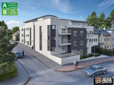 ALFA IMMOBILIER vous présente une appartement (11) au 1er étage en cours de construction située à Pétange à l'angle de la rue d'Athus et de la rue des Promenades proche des réseaux autoroutiers et de la verdure, accès direct vers des chemins de promenade. Offrant une situation calme et idéale à tous ses occupants.
Il se compose: 

- Hall d'entrée
- Cuisine ouverte sur le salon / salle à manger 
- 2 chambres à coucher dont une avec accès sur un balcon de 7.13 m2
- Salle de douche 
- WC sépare
- Cave

Possibilité d'acquérir des emplacements intérieurs à partir de 26 000' TVA 3%.

Pour plus d'informations n'hésitez pas à nous contacter au 691 656 588 ou au 691 656 589. 
Ref agence :3537903