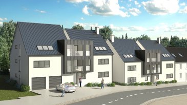 COLPACH HAUT – COMMUNE DE ELL
Résidence HERMES
Immeuble en construction de haut standing sur +- 17 ares, à basse énergie A/B en deux blocs de 13 appartements au total desservis par ascenseur dans un quartier très calme et verdoyant. Chaque appartement dispose de grandes fenêtres, terrasses ou balcon, système de ventilation décentralisé installé dans chaque appartement, volets électriques, revêtement au sol au choix de l’acquéreur à hauteur de 75-euros avec pose par m2. 
Chaudière à Pellets de bois installé au sous sol, chauffage au sol, 
La résidence est divisée en deux blocs adjacents, A et B avec sous sol, rez-de-chaussée, 1er et 2ème étage. 
Bloc B : Appartement numéro 13 de 89,72 m2 au deuxième étage + 6,4 m2 de balcon, comprenant : entrée, living de 30 m2, cuisine non équipée ouverte sur living, accès terrasse de 6,40 m2 WC séparé, une chambre à coucher de 16,85 m2, une chambre de  19,22 m2, une salle de bains, cave
Prix emplacement extérieur : 10.800-euros
Prix Garage extérieur : 22.800-euros
Prix garage intérieur : 27.700-euros
Prix appartement : 368.000 euros
Les prix affichés s'entendent à 3% de TVA.
Colpach Haut, commune dynamique de ELL charmant village desservi par les ligne de bus 590 et 803
Plans et cahier des charges sur demande
Contact : Nassim Toloui téléphone : 691 120 478