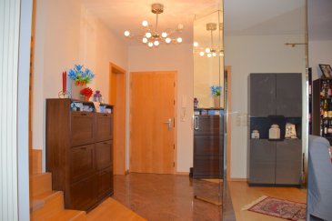 L'agence IMMO LORENA de Pétange a choisi pour vous un magnifique Penthouse Duplex à vendre au dernier étage  de 125 m2  avec ascenseur dans une résidence très soignée, à proximité de la commune, des commerces, écoles, transports en commun et toutes commodités, il se compose comme suit:

Premier niveau:
- Un hall d'entrée de 10,48 m2 avec grands placards miroir encastrés.
- Un WC séparé avec urinoir et lave main de 2,09 m2
- Cuisine séparée complètement équipée  de 8 m2 avec espace est-in donnant accès à la terrasse de 12 m2 
- Magnifique  living-salle à manger de 27,52 m2 très lumineux  donnant également  accès à la terrasse .

Deuxième niveau:
- Escalier éclairé amenant à l’étage 
- Hall de nuit de 2,22 m2
Desservant 4 Chambres et salle de douche:
- Première chambre  de 12,69 m2
- Deuxième chambre parentale 16,88 m2 avec salle de bain de 10,12 m2 privative 
- Troisième chambre de 10,50 m2 plus 
- Quatrième chambre ou bureau/dressing de 8,44 m2
- Salle de douche de 4,57 m2

Le duplex dispose également d'une cave privative de 5 m2, deux emplacements intérieurs privatifs.

CARACTERISTIQUES DU DUPLEX:

-Double vitrage
-De belles prestations : le sol est en chêne et marbre et matériaux de qualité.
-Cave privative
-Belle terrasse spacieuse
- Fibre optique installée dans l'appartement
- Pas des travaux à prévoir.

A VOIR ABSOLUMENT SANS TARDER!!!!

Pour tout contact:
Joanna RICKAL: +352 621 36 56 40
Vitor Pires:+352 691 761 110
Kevin Dos Santos: +352 691 318 013

L'agence ImmoLorena est à votre disposition pour toutes vos recherches ainsi que pour vos transactions LOCATIONS ET VENTES au Luxembourg, en France et en Belgique. Nous sommes également ouverts les samedis de 10h à 19h sans interruption.