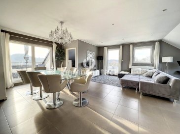 Magnifique appartement avec beaucoup de luminosité de +/− 111 m² avec 2 chambres, 1 bureau, un parking intérieur et un extérieur, 2 terrasses, situé à Hobscheid.

Idéalement situé, à 2 pas d'un arrêt de bus, à 3 minutes de bons restaurants et de médecins.
Vous trouverez également des crèches et les écoles sont à quelques minutes dans la même commune.

Il se compose comme suit :

- Hall d'entrée 
- Salon manger donnant accès sur le balcon, jouissant d'une vue dégagée
- Salle à manger donnant accès sur la terrasse exposée Sud-Est
- Cuisine équipée ouverte
- 2 chambres à coucher
- Bureau
- Salle de bain avec douche, baignoire, WC et fenêtre
- espace buanderie

Une cave, un parking intérieur et un parking extérieur viennent compléter ce bien.

À savoir :

- Disponibilité immédiate

Visites possibles en semaine et le samedi.

Pour toutes informations contactez-moi au +352 621 758 643

Estimation de votre bien (sous 48h), contactez-nous au +352 26 311 992 ou sur info@immocontact.lu.<br /><br /> ---------- <br />Beautiful apartment with lots of light of +/− 111 m² with 2 bedrooms, 1 office, an indoor and an outdoor parking, 2 terraces located in Hobscheid.

Ideally located, 2 steps from a bus stop, 3 minutes from good restaurants and doctors.
You will also find nurseries and schools are a few minutes away in the same municipality.

It is composed as follows:

- Entrance hall 
- Dining room with access to the balcony, enjoying a clear view
- Dining room giving access to the terrace exposed South-East
- Open equipped kitchen
- 2 bedrooms
- Study
- Bathroom with shower, bathtub, toilet and window
- Laundry space

A cellar, an interior parking lot and an exterior parking lot complete this property.

To know:

- Immediate availability

Visits possible during the week and on Saturdays.

For all information contact me at +352 621 758 643

Estimate of your property (within 48h), contact us at +352 26 311 992 or on info@immocontact.lu.
