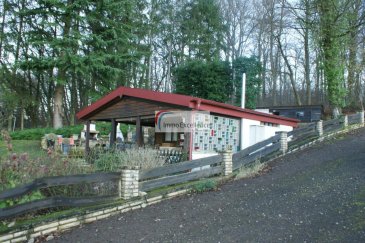 SOUS COMPROMIS !! IMMO EXCELLENCE vous propose ce joli chalet entièrement meublé avec annexe d\'une surface totale d\'environ 45 m2, situé sur un terrain de 10.9 ares et offrant de magnifiques vues bien dégagées. <br><br>Le chalet principal se compose comme suit : Une nouvelle cuisine équipée, une grande pièce ouverte pouvant servir de double séjour ( living et salle-à-manger ) avec espace pour dormir. La pièce dispose également d\'un poêle. A l\'extérieur vous trouvez deux belles terrasses dont une  avec barbecue et four à pizza.<br><br> L\'annexe du chalet se compose d\'une salle-de-douche, d\'un atelier, ainsi que d\'une pièce supplémentaire. Plusieurs possibilités d\'emplacements de voiture se trouvent à côté du chalet. <br><br>Internet à travers Eltrona. La toiture ainsi que l\'électricité ont été refaits. Les frais pour l\'électricité se situent aux alentours de 50.-Eur tout les deux mois. Le raccordement à l\'eau est disponible principalement de mars à novembre moyennant quelques frais supplémentaires.<br><br>La commune refuse une adresse principale à cet endroit. Possibilité d\'une adresse secondaire.<br><br>Objet et situation unique !!