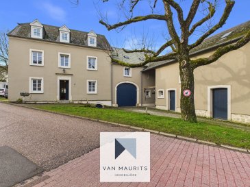 Situé au centre de la commune de Consdorf sur un terrain de ± 2450 m², cette maison traditionnelle de caractère datant de 1834, rénové avec gout en 2013, bénéficie d'une surface habitable de ± 248 m² pour une superficie totale de ± 366 m² et se compose comme suit.

Au rez-de-chaussée l'entrée avec couloir de ± 10 m² dessert un salon de ± 13 m², une salle à manger de ± 11m², une cuisine équipée/aménagée de ± 10 m², une arrière-cuisine de ± 7 m² ainsi qu'un séjour de ± 20 m² avec accès à la terrasse et le jardin.

Le séjour donne sur un hall de ± 7 m² qui dessert d'un côté le garage de ± 25 m² avec chaufferie/buanderie séparé de ± 27 m² et de l'autre une pièce de service de ± 13 m² avec à l'étage une pièce multifonction de ± 53 m².

Au 1ier étage le palier de nuit de ± 4 m² dessert une première chambre de ± 17 m² avec en suite une pièce/dressing de ± 7 m², une deuxième chambre de ± 13 m² ainsi qu'une salle de bains de ± 8 m² (baignoire/douche, lavabo, wc, chauffe-serviette).

Au 2ième étage le palier de nuit de ± 6 m² dessert une troisième et quatrième chambre de ± 20 m² chacune ainsi qu'une salle de douche de ± 9 m²

Annexe (possibilité de transformations): au rez-de-chaussée 2 pièces de ± 14 et 19 m² et au 1ier étage un espace équivalent de ± 33 m².

Un jardin de ± 2000 m² orienté Ouest avec une terrasse de ± 30 m², piscine et espace sauna, ainsi que 2 emplacements de parking extérieur complètent l'offre.

Généralités :
- Chaudière au mazout, chauffage par radiateurs.
- Poêle à bois
- Fenêtres châssis PVC avec double vitrage
- Grand jardin ± 2000 m², terrasse, piscine, sauna
- Annexe

Personne responsable du bien :
Achille De Villers
Tel: +352621588 854
email: achille@vanmaurits.lu
