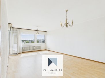 Idéalement situé à Bertrange près de la ville de Luxembourg, cet appartement de ± 90m² est situé au 5ème et dernier étage avec un ascenseur.

Il se compose comme suit :

Au 5ème étage : une entrée de ± 8m² avec un grand placard intégré ; un salon de ± 28m² avec sa baie vitrée orientée vers l'ouest et accès au balcon de ± 8m² ; une cuisine de ± 10m² ; le couloir de ± 6m² menant à 2 chambres de ± 16 et 11m² ; une salle de douche de ± 6m² ; une buanderie de ± 3m² et un toilet séparé de 2m².

Au sous-sol : une cave de ± 4m² et une place de parking (n° 99) de ± 17m². Détails supplémentaires :
.
Considérer de rafraîchir l'appartement, grand potentiel.
Les parties communes ont été rénovées.
Vue dégagée à l'est (les chambres) et à l'ouest (salon, cuisine et balcon).

Contact : Jimmy de Brabant - tel : 661 167 494 - email : jimmy@vanmaurits.lu