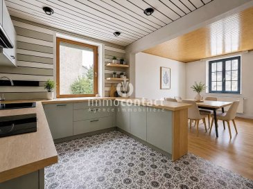 L’agence immobilière Immo-Contact vous propose cette charmante maison individuelle d’environ 125 m² habitables, idéalement située à Dalheim, à moins de 15 kilomètres de la Cloche d’Or.

Implantée dans un environnement particulièrement recherché, en bordure de nature. cette propriété offre un cadre de vie calme et verdoyant, tout en restant proche des écoles et des transports 

Cette maison au fort potentiel après rénovation séduira les amateurs de biens de caractère souhaitant créer un lieu de vie unique et personnalisé.

La maison se compose comme suit :

Rez-de-chaussée :
– Hall d’entrée
– Salon lumineux
– Salle à manger
– Cuisine équipée ouverte
– Salle de douche

À l’étage :
- 3 chambre sà coucher (20,12 et 11 m²)
– Vaste salle de bains avec fenêtre

Un grenier d’environ 68 m² au sol complète le bien et offre un énorme potentiel d’aménagement supplémentaire, idéal pour la création de chambres additionnelles, d’un espace détente, d’un bureau ou encore d’une suite parentale.

La maison bénéficie également d’un espace situé au-dessus du garage, offrant de nombreuses possibilités d’aménagement, en studio, en espace indépendant, en bureau ou encore être ouvert sur le salon afin de créer une magnifique pièce de vie supplémentaire pleine de cachet.

À l’extérieur: 

- Grande cour à l’arrière, idéale pour profiter des beaux jours en toute tranquillité
- Beau jardin arboré en hauteur offrant un agréable espace verdoyant.

Le bien dispose également d’un garage ainsi que d’un emplacement de parking situé à côté du garage.

Informations complémentaires :

– Les caves voûtées datent de l’époque gallo-romaine, offrant un cachet historique rare à la propriété
– La maison a été construite sur des caves romaines
– La porte d’entrée a été remplacée en 2019
– Toutes les fenêtres situées à l’avant de la maison ont été remplacées en 2019 par du double vitrage sécurit anti-effraction
– Le bohler a été remplacée en 2025

Pour obtenir plus d’informations ou organiser une visite, n’hésitez pas à nous contacter au 621 758 643  ou par e-mail à anastasia.feron@immocontact.lu.

Estimations gratuites réalisées et communiquées sous 24 heures.

 ---------- 
The estate agency Immo-Contact is pleased to present this charming detached house offering approximately 125 m² of living space, ideally situated in Dalheim, less than 15 kilometres from the Cloche d’Or.

Set in a highly sought-after location on the edge of the countryside, this property offers a peaceful, green living environment, whilst remaining close to schools and transport links 

This house, with great potential following renovation, will appeal to those who appreciate properties with character and wish to create a unique and personalised home.

The house is laid out as follows:

Ground floor:
– Entrance hall
– Bright living room
– Dining room
– Open-plan fitted kitchen
– Shower room

First floor:
– 3 bedrooms (20, 12 and 11 m²)
– Spacious bathroom with window

An attic of approximately 68 m² completes the property and offers enormous potential for additional conversion, ideal for creating extra bedrooms, a relaxation area, an office or even a master suite.

The house also benefits from a space above the garage, offering numerous conversion possibilities, such as a studio, a separate living area, an office, or even opening onto the living room to create a magnificent additional living space full of character.

Outside: 

- Large rear courtyard, ideal for enjoying sunny days in complete tranquillity
- Beautiful, tree-lined garden on higher ground offering a pleasant green space.

The property also features a garage and a parking space
Further information:

– The vaulted cellars date back to the Gallo-Roman period, lending the property a rare historical charm
– The house was built on top of Roman cellars
– The front door was replaced in 2019
– All the windows at the front of the house were replaced in 2019 with burglar-proof safety double glazing
– The boiler was replaced in 2025

For further information or to arrange a viewing, please do not hesitate to contact us on 621 758 643 or by email at anastasia.feron@immocontact.lu.

Free valuations carried out and provided within 24 hours.