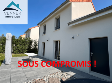 METZ SUD.  SOUS COMPROMIS ---------------------------------------------- SOUS COMPROMIS ----------------------------------------------SOUS COMPROMIS------<br> FLEURY - TRES AGREABLE COMMUNE - PROX ROCCADE - MAISON RECENTE 2017<br> AGENCE VENNER IMMOBILIER 03 87 63 60 09<br> ACHAT // VENTE // LOCATION // GESTION  