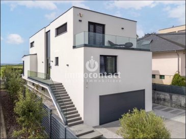 MAISON INDIVIDUELLE

Découvrez cette opportunité exclusive proposée par Immo-Contact :

une magnifique maison récente de +/− 560m² au total, offrant 333m² d'espace habitable, nichée à Bertrange, proche de l'école européenne.

Cette demeure spacieuse présente des volumes généreux, comprenant une suite parentale complète avec chambre, espace dressing et salle de bains, ainsi que 4 autres chambres à coucher.

Agencée comme suit :

Rez-de-chaussée :

- Garage de 71m ²
- Bureau de +/−25m ²
- Toilettes séparées
- Chaufferie
- Buanderie
- Stockages

1er étage :

- Vaste hall d’entrée 
- Salon / Salle à manger de +/−56m² donnant accès direct à une terrasse orientée Est
- Cuisine équipée de +/−24m²
- Deux chambres d'environ 14m²chacune
- Salle de bain avec fenêtre
- Toilettes séparées

2ième étage :  

- Hall de nuit
- Chambre parentale avec salle de douche et dressing
- 2 Chambres à Coucher 
- Salle de bains avec fenêtre

Son emplacement idéal à proximité du centre commercial Belle Etoile, de plusieurs crèches, des arrêts de bus, des services de santé et de l’école Européenne en fait un lieu de vie privilégié.

Pour obtenir plus d'informations, n'hésitez pas à nous contacter au 352 621.75 86 43 ou par e-mail à anastasia.feron@immocontact.lu.

Nous vous fournirons volontiers la documentation complète.

 ---------- 
DETACHED HOUSE

Discover this exclusive opportunity offered by Immo-Contact:

a magnificent recent house of +/− 560m² in total, offering 333m² of living space, nestled in Bertrange, close to the European school.

This spacious home boasts generous volumes, including a master suite complete with bedroom, dressing area and bathroom, as well as 4 other bedrooms.

Arranged as follows:

Ground floor:

- 71m² garage
- +/−25m² study
- Separate toilet
- Boiler room
- Utility room
- Storage space

1st floor :

- Large entrance hall
- Living/dining room of +/−56m² giving direct access to an east-facing terrace
- Fitted kitchen of around 24m².
- Two bedrooms of around 14m² each
- Bathroom with window
- Separate toilet

2nd floor :

- Night hall
- Master bedroom with shower room and dressing room
- 2 Bedrooms
- Bathroom with window

Its ideal location close to the Belle Etoile shopping centre, several crèches, bus stops, health services and the European school makes it an ideal place to live.

For more information, please contact us on 352 621 75 86 43 or by e-mail at anastasia.feron@immocontact.lu.

We will be happy to provide you with full documentation.