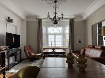 Contact: Mme. Fatone +352 691 359 464; Email: clementinefl@hotmail.fr

Belair appartement 1 ch meublé, décoré et équipé, situé au 1er étage, bel étage lumineux d'une maison de maître en plein cœur de Belair.

L'appartement de ± 56m2 se compose d'un hall de ±4m² avec accès à un séjour de ±25m², une cuisine ±11m² équipée d'un lave-vaisselle et un séche-linge ; une chambre ± 13m² ; un balcon de ±7m² ; une salle de bain ± 3m² avec baignoire, lave-linge et un WC.

Hauts plafonds ± 3m offrant des volumes très agréables. Bel appartement dans une enceinte privée.

Généralités:

- Contrat de bail de 6 mois reconductible;
- Appartement meublé (meubles anciens de qualité);
- Hauts plafonds / moulures / parquet au sol / marbre au sol;
- Situation idéale, 10 minutes à pied du centre-ville;
- Ligne de bus 5 et 6 direction Kirchberg et Gasperich - Cloche d'or;
- Vignette pour le parking auprès de la commune de la ville de Luxembourg;

- Loyer mensuel - € 2650,-
- Charges mensuel 1 personne : - € 350 (Tout compris, internet, électricité, chauffage, eau chaude et froide...);
- Caution - 2 mois de loyer soit € 5300,-
- Frais d'Agence - 1 demi-mois de loyer + TVA 17%
- Disponible immédiate