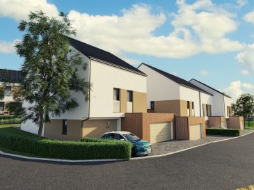 En future construction et située dans un NOUVEAU quartier EXCLUSIVEMENT résidentiel, SUPERBE Maison NEUVE (lot 6), présentant 4 « côtés libres », disposant d'une surface totale de +/- 208 m2 dont +/- 170 m2 habitables sur +/- 4.63 ares de terrain privatif, comprenant :

Au rez-de-chaussée :
- Hall d'accueil.
- WC séparé.
- Grand salon et salle à manger avec accès de plain-pied à la terrasse de +/- 33 m2 et au jardin (+ abris de jardin de +/- 5 m2 à l'extérieur).
- Cuisine non équipée ouverte ou fermée sur salle à manger.
- Local technique.
- Garage pour 2 voitures côte à côte + emplacements extérieurs.
- 1 carport extérieurs (1 voiture).

Au 1er étage :
- Hall d'étage.
- 1 suite parentale avec dressing et salle de bains privative.
- 2 chambres à coucher.
- Salle de bains principale.
- Buanderie.

Au 2ème étage :
- Pièce polyvalente pouvant servir de 4ème et/ou 5ème chambre, bureau, salle de jeux, fitness.

Classe énergétique A/B : Chaudière pompe à chaleur avec chauffage par le sol / Triple vitrage et volets électriques / VMC double flux / revêtements des sols et muraux inclus et au choix des clients / et salles de bains complètes avec meuble lavabo au choix inclus.

Les plans restent modifiables selon vos besoins et les nécessités techniques à respecter. Frais d'acte notarié applicables sur le montant de la quote-part de terrain. Application direct du taux de TVA à 3 %.

Le prix annoncé s'entend TTC 3 %.