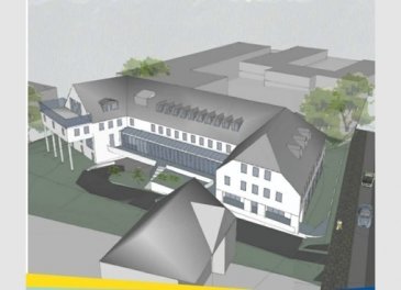 FUTURE CONSTRUCTION d'un Immeuble Commercial et Administratif d’une surface totale de 3500 m2, situé à Wickrange, se composant comme suit :

 Niveau 0 : surfaces de commerce allant de 200 à 825m2
 Niveau +1: surfaces de bureaux allant de 25 à 834m2
 Niveau +2 : surfaces de bureaux 170m2 + terrasse 45m2
 Niveau rez-de-jardin: 
- dépôt de 232m2 
- 15 emplacements de parking intérieurs
 Niveau -1: 
 - caves
- 40 emplacements de parking intérieurs
