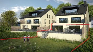Appartement neuf (lot 01B) d'environ 90,69 m² habitables, avec une terrasse de 56,79 m² et un jardin privatif de 706,14 m², situé au rez-de-chaussée du bâtiment 67B dans la nouvelle résidence ?LAROCHETTE?, composée de 6 appartements répartis sur 2 blocs de 3 niveaux.

Située dans le charmant village de Larochette, cette résidence moderne offre un cadre de vie paisible, proche de la nature et de toutes les commodités.

Composition du bien :

Hall d'entrée

WC séparé

Cuisine à équiper ouverte sur un grand séjour (? 33,16 m²) avec accès à la terrasse et au jardin

3 chambres (? 10,02 m² ? 10,15 m² ? 12,74 m²)

Salle de bain avec WC (? 6,88 m²)

Cave privative

Emplacement dans la buanderie commune

En option :

Parking extérieur à partir de 12.000 €

Parking intérieur à partir de 27.000 €

Prix de vente affichés TVA 3 % incluse.

(Les photos sont non contractuelles)

?? Contact : info@newgest.lu

?? Tél. : 621323127