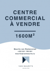 Parkings commun avec le centre commercial les Arcades

Rendement de 7 % par an hors TVA

Les loyers perçus en 2024 sont de 382.000 € hors TVA à 17%

Initialement prévu comme centre de plaisance, Bowling - Billard, café restaurant espace évenementiel.

Pour plus de renseignements, veuillez contacter s.v.p. Maurits van Rijckevorsel au +352 621 198 891 ou maurits@vanmaurits.lu