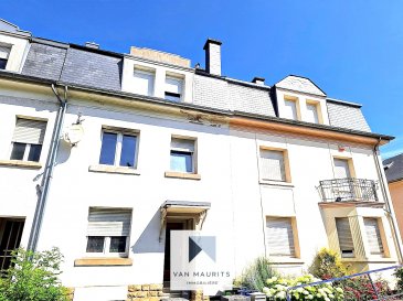 Situated in a residential and quiet area in Cessange, this townhouse offers a total area of ± 224 m², including ± 168 m² of living space on a plot of 2.31 ares. It is presented as follows : 

The ground floor opens onto an entrance hall leading to a living room and an equipped kitchen, with direct access to a terrace of ± 10 m² facing northwest, extended by a pleasant garden. A separate WC completes this level. 

On the first floor, the house features three bedrooms as well as a central landing. 

The second floor also includes three additional bedrooms, as well as two shower rooms, and a separate WC. 

Additional details: 

? Ideal situation in a quiet location  
? Gas boiler/ radiators  
? PVC frames, double glazing  
? Manual shutters  
? Fiber optic  
? Parquet and terrazzo  
? Secure entrance door  
? Parquet  
? Terrace  
? Garden  
? Garage  
? Schools, daycares, parks, playgrounds, restaurants, shops  
? Served by public transport  

Contact person for the property:  

Yuliana Dimitrova  
Tel: +352661 50 27 19  
email: yuliana@vanmaurits.lu