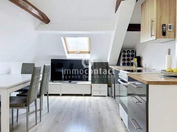 L'agence immobilière Immo-Contact vous propose ce bel appartement lumineux de plus ou moins 59 m², rénové en 2021, situé dans la commune de Differdange.

Idéalement situé au centre de la ville, cet appartement de deux chambres bénéficie d'un environnement agréable tout en restant proche des commodités (commerces, école internationale, transports...)
L'appartement se compose comme suit: 
- Hall d'entrée
- une cuisine équipée
- un séjour
- deux chambres à coucher
- une salle de bain

Cet appartement constitue une opportunité idéales pour un couple, une petite famille, ou un investissement.

Pour toute information, contactez-moi au +352 661 40 97 29.

Estimation de votre bien sous 48h : contactez-nous au +352 26 311 992 ou par email à [info@immocontact.lu](mailto:info@immocontact.lu).

Visite possible en semaine et le samedi

 ---------- 
Immo-Contact Real Estate is pleased to present this beautiful and bright apartment of approximately 59 m², fully renovated in 2021 and located in the municipality of Differdange.

Ideally situated in the city center, this two-bedroom apartment enjoys a pleasant living environment while remaining close to all amenities, including shops, the international school, and public transportation.

The apartment is composed as follows:
- Entrance hall
- Fully equipped kitchen
- Living room
- Two bedrooms
- Bathroom

This property represents an excellent opportunity for a couple, a small family, or an investor looking for a well-located property.

For further information or to arrange a viewing, please contact me at +352 661 40 97 29.

Thinking of selling your property?
Receive a valuation within 48 hours by contacting us at +352 26 311 992 or by email at info@immocontact.lu.