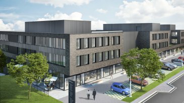 LEUDELANGE, Zone d'activité AM BANN, 
TRIOLOGIE: Immeuble neuf mixte comprenant de nouveaux bureaux et locaux commerciaux à louer. Son architecture sobre et intemporelle s’intègre parfaitement dans son environnement et associe des surfaces mixtes dont les fonctions se complètent et s’additionnent.Les concepteurs du projet Triologie ont eu à cœur d’optimiser les surfaces tant au niveau des performances énergétiques qu’au niveau du confort de vie des utilisateurs.
Rez-de-chaussée: commerces à louer qui bénéficient d’une excellente visibilité et d’une accessibilité aisée.. Chaque unité disposera d’une entrée et d’une enseigne en façade. De nombreuses places de parkings sont disponibles, y compris un parking public en sous-sol.
Commerce D de 230 m2 au rez-de-chaussée, 
Prix : 20 -€/ m2 HTVA
Avances sur charges : 3 euros /m2
Garantie locative : 6 mois de loyer et charges TVA comprise
Places de parking disponibles au -1 et -2 à 150 euros /place 
Place de parking extérieur : 100 euros /place
Hauteur libre : entre 3,2 et 3,6 mètres, triples vitrages, certaines ouvrantes, 
Les occupants et les visiteurs pourront en outre bénéficier d'un cadre agréable: jardins paysagés terrasses aménagées pour travailler ou se ressourcer. L'immeuble dispose de restaurants et crèche. 
Libre de suite
Contact et visites : Rosalba MAITRE tél.: 691 550 189