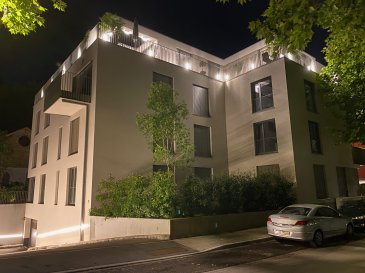 Luxembourg Centre-Ville, à vendre: véritable penthouse exceptionnel et récent (construction de 2023):  
Surface totale de 300 m2 privative, composée d'une surface intérieure de 170 m2 et de terrasses de 130 m2  
- 2 suites parentales, chacune avec grande chambre, salle de bain privative (douche, baignoire, WC, double lavabo) et grands espaces de dressings sur mesure  
- 1 grande chambre ou bureau  
- grand living avec cheminée suspendue Focus  
- salle à manger entourée de 3 côtés par la terrasse  
- grande cuisine équipée moderne avec son arrière-cuisine (stockage, cave à vin)  
- buanderie (dans le penthouse et au sous-sol)  
- terrasses sur 4 côtés 130m2 accessibles de toutes les pièces et des salles de bains par grandes portes vitrées  
- ascenseur privatif avec accès direct au penthouse  
- grand emplacement dans garage (16,2 m2)  
- cave 20 m2  
- nombreuses armoires encastrées et dressings  
- système d'alarme  
- 2 portes blindées.  

Finitions de très grand luxe, hauteur partielle sous plafond de presque 4m. Accès de toutes les pièces via porte-fenêtres aux terrasses (130 m2) entourant le penthouse.  
Il s'agit d'un véritable penthouse avec des terrasses sur les 4 côtés, et aucun autre appartement sur le même étage!  
Situation très centrale aux abords du Parc de la Pétrusse, à 3 min. du Centre-ville, à 3 min. du réseau autoroutier et à 3 min. du Campus scolaire Geesseknäppchen.  
Renseignements uniquement par rendez-vous à prendre au 661/334422  

Le penthouse est actuellement loué. Disponibilité à l'échéance du bail.