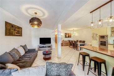 Veuillez contacter Felice Capraro pour de plus amples informations :
- Téléphone : 621 251 398
- Courriel : felice.capraro@remax.lu

RE/MAX Spécialiste de l'immobilier à Differdange, vous propose un appartement 2 chambres d'une surface de 97m² de 2006 dans une résidence de 7 logements au premier étage avec ascenseur et qui se compose suit : 

- Hall d'entrée avec dressing séparé,d'un living avec une cuisine ouverte, salle à manger, d'une salle de bain avec baignoire et douche ainsi que deux vasques, d'une grande chambre de 16m², d'une seconde chambre de 14m², wc séparé, double vitrage, chauffage au gaz, cave privative et buanderie commune. 

Proche des commerces et du centre de Differdange ainsi que du parc, Delhaize à proximité, possibilité de se garer derrière le parking de la résidence 

Passeport énergétique : E 
isolation thermique : E 

Frais d’agence RE/MAX : 3 % du prix de vente à la charge de la partie venderesse + TVA