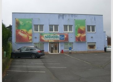 SURFACE COMMERCIALE au rez-de-chaussée de 433 m2 à louer dans la zone industrielle à Foetz, se composant comme suit:

 - surface magasin
 - sanitaires
 - surface de stockage
- parking privé (+/- 20 emplacements)

 Loyer/mois: 6 900 € htva

 Disponible: 01/05/2017.