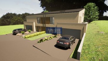 Nouvelle construction de 2 maisons jumelées, en situation très agréable, en pleine verdure et au calme!<br>Maison de droitee: La surface nette habitable (Intra muros) est de 163.55m2, la surface utile totale est de 248.73m2.<br>Description:<br>Niveau 0: Hall d\'entrée, WC séparé, vestiaire spacieux, garage pour 2 voitures. Accès direct du garage vers la terrasse et au jardin<br>Niveau+0,5: Grand séjour faisant 42.5m2, débarras de 3.6m2, accès à la terrasse plein pied de 35m2 (avec débarras de 3m2), jardin orienté vers l\'ouest.<br>Niveau +1: suite parentale comprenant chambre, dressing et salle de bain.<br>Niveau+1.5: 2 chambres spacieuses et salle de douche.<br><br>Plans, descriptif et vidéo animée sur demande.<br><br>La construction sera réalisé par REAL CONSTRUCTIONS sàrl de Rédange, un constructeur d\'une renommée irréprochable.  <br><br>Le prix affiché comprend la TVA 3%/17%; sous réserve d\'acceptation par l\'Administration de l\'Enregistrement et suivant les dispositions du règlement grand-ducal du 30 juillet 2002.<br><br>Ospern est situé à 3 km de Rédange avec tout commerce, Lycée, centre médicale, etc.