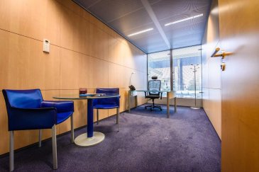 Sur le plateau d’affaires de la CLOCHE D’OR à Luxembourg, au sein d’un immeuble de bureaux de standing, A LOUER MAGNIFIQUE BUREAU HAUT DE GAMME MEUBLE de 15m2! 

 Sont inclus dans le loyer les prestations suivantes :
 - Bénéfice d’une adresse professionnelle,
 - meubles et équipement design (bureau, chaise, armoire, caisson de tiroirs, lampe de bureau, téléphone, lampadaire..),
 - climatisation, chauffage, électricité,
 - ligne téléphonique dédiée avec numéro spécifique,
 - INTERNET haut débit illimité garanti,
 - Accès sécurisé au bâtiment 24h/24h 7j/7j,
 - administration du courrier,
 - accueil physique et téléphonique de vos clients,
 - espace d'accueil pour visiteurs,
 - espace détente pour locataire et accès à une grande terrasse,
 - ménage quotidien du bureau et des parties communes,
 - …
 Avec supplément, vous avez accès à :
 - Boissons (café nespresso, thé, capuccino, boissons fraîche, softs….)
 - salle de réunion, de formation ou de séminaire, 
 - traduction, tâches de secrétariat, affranchissement,
 - photocopie, impression,
 - papeterie, signalétique…
 - salle d’archives,
 - coursier,
 - organisation d’évènement (déjeuner d’affaires, cocktail, buffet…
 - parking intérieur,
 - ….
 La durée du contrat est variable selon vos besoins. Flexible et modulables, votre bureau pourra s’agrandir pour s’adapter à l’expansion de votre activité et accueillir vos nouveaux collaborateurs.
 Vous avez la certitude de recevoir vos clients dans un cadre chic et professionnel que vous soyez présent ou absent !

 Loyer : 1250 EUR H.T.
 Disponibilité : immédiate