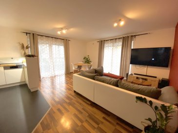 Immo Nordstrooss vous propose en vente ce chaleureux appartement de+ /- 74 m², situé au rez-de-chaussée d\'une résidence bien entretenue à Erpeldange. <br><br>Celui-ci se présente comme suit:<br><br>- Hall d\'entrée, <br>- Cuisine équipée ouverte,<br>- Salon/salle à manger avec accès à une terrasse et petit        jardin privative,<br>- WC séparé,<br>- 2 chambres à coucher,<br>- Salle de douche,<br><br>A ce bien s\'ajoute une cave privative, un garage et un emplacement extérieurs, jardin...<br><br>Proche de toutes commodités, commerces (Cactus), écoles primaires et Lycée Technique, maisons relais, accès autoroutes, transports en commun etc...,<br><br>Pour toutes demandes d\'informations ou pour visiter le bien, nous vous invitons à nous contacter au 691 850 805 ou par email : info@immonordstrooss.lu