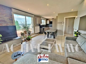Appartement Fameck 4 pièce(s) 74 m2. NOUVEAUTÉ EN EXCLUSIVITÉ !

Situé sur la commune de Fameck, à proximité immédiate des commerces, écoles et des transports en commun ainsi que de l'A30, au sein d'une copropriété  sécurisée et bien entretenue des années 2000, découvrez cet appartement de 74m2 avec terrasse situé au 3ème et dernier étage avec ascenseur.

Il se compose d'un salon de 24m² ouvert sur l'espace cuisine dînatoire de 9,5m² aménagée d'une cuisine moderne toute équipée (frigo-congélateur, lave-vaisselle, four, plaque vitrocéramique, hotte, cave à vin), le tout offrant une très belle pièce de vie lumineuse et spacieuse de plus 33m² et bénéficiant d'un accès à la terrasse de 42m² exposée plein Ouest ;
D'un sas d'entrée avec dégagement, de 2 chambres de 10 et 12m², d'une salle d'eau avec vasque et douche, d'un wc séparé et d'un cagibi-buanderie.

En complément, bénéficiez d'une grande cave et d'un box en souterrain.

** Pour votre confort : Chauffage individuel gaz (chaudière 2023) / Cuisine récente (2018) / DV PVC + Volet roulant électrique / Fibre / Visio-Phone / Ascenseur / Dernier étage / Terrasse / Copro sécurisée / Syndic professionnel ** À VISITER SANS TARDER **

Charges de copropriété de 140€/mois comprenant électricité et entretien des communs, ascenseur, assurance immeuble, frais de syndic, appel fonds de travaux, entretien chaudière.
Aucune procédure en cours
Prix de vente honoraires à charge vendeur

DPE réalisé le 26/05/2024 :  logement classé C pour 133 kWh/m²/an ainsi que C pour les émissions de gaz à effet de serre pour 25 kg co²/m²/an.
Montant estimé des dépenses annuelles d'énergie pour un usage standard : entre 1010€ et 1410€ par an. Prix moyens des énergies indexés sur les années 2021, 2022, 2023 (abonnements compris)

Les informations sur les risques auxquels ce bien est exposé sont disponibles sur le site Géorisques : www.georisques.gouv.fr »

Pour plus de renseignements votre conseiller immobilier de chez ACTIVE IMMO : 
Mme PETITFRERE Marie : 06 95 67 68 76
Copropriété de 48 lots (Pas de procédure en cours).
Charges annuelles : 1511.00 euros.