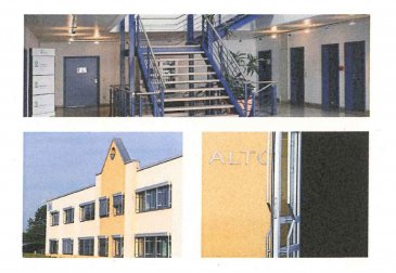 Avec une surface de plus de 1600m², le bâtiment ALTO propose des bureaux de 15m² à 250m² répartis sur 2 étages.

Les bureaux modulables vous offre un lieu de travail répondant au mieux aux besoins de flexibilité propres aux PME et professions indépendantes.

Bureau avec fenêtre de 26,26m² situé au rdch.

Charges: 4,5€ / m² / mois.
Caution: 3 mois de loyer
Commission: 1 mois de loyer + TVA
Bureau meublé: 30€ / mois HTVA
Parking extérieur: 85€ / mois HTVA