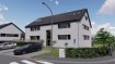 Résidence Vente à Vichten - La résidence 'VIICHTBAACH' est une résidence de taille moyenne qui abrite 3 appartements et 2 duplex de haut standing dans le village de Vichten, avec toutes les commodités à proximité.
La résidence compte trois appartements de deux chambres à coucher avec terrasses et jardins et deux duplex de trois à quatre chambres à coucher. Le projet se compose d'un sous-sol , comprenant six emplacements intérieurs, cinq caves privatives, un local vélos/poussettes et des locaux techniques. De plus six emplacements extérieurs sont implantés à l'arrière de la résidence.
Entre autres, elle dispose d'un ascenseur ainsi que d'une rampe facilitant l'accès aux personnes à mobilité réduite.
La résidence a été conçue pour vous garantir un confort optimal et des espaces de vie de qualité: chauffage par le sol, triple vitrage, volets extérieurs, ventilations mécaniques individuelles, revêtements et finitions de qualité, larges terrasses et balcons, cahier de charges de très haut standing.
Prix de 382.000' à 690.000', TVA 3% et 17% incluses.
Ref agence :1133