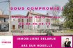Maison Vente 5 chambres à Novéant-sur-Moselle - 279 000 € *** CE BIEN EST ACTUELLEMENT SOUS COMPROMIS DE VENTE DEPUIS FEVRIER 2020 ***Suite à cette transaction, nous recherchons à nouveau un appartement équivalent sur le secteur.N'hésitez pas à contacter notre agence pour offre au 03.87.18.57.63 ou 06.07.46.97.88En exclusivité l'Immobilière Delarue vous propose, cette très belle bâtisse de charme + un appartement en rdc le tout cadastrée sur un terrain de 6a90ca rue de l'Hopital à Novéant sur Moselle.Une entrée, à l'étage, une belle cuisine spacieuse, une salle à manger, un salon offrant un accès terrasse et jardin,un toilette et lave main, en ce qui concerne la partie nuit (1 salle d'eau, un toilette et 4 chambres), au dernier étage 1 suite parentale offrant un accès extérieur avec salle d'eau attenante et toilette.En rdc :un appartement avec son entrée privative qui est composé d'un salon, une cuisine, un bureau, une salle de bain avec toilette, une buanderie avec une porte de service offrant un accès jardin.Local technique avec chaudière au gaz Wissmann relativement récente, un garage, une cave et une pièce.Vous serez séduit par les volumes généreux qu'offrent ce bien et ses nombreuses possibilités.Il est situé dans un cadre bucolique et en bordure d'un charmant ruisseau.Le prix de vente est de 279 000 euros, honoraires charge vendeur.