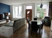 Maison Vente 4 chambres à Angevillers - 427 000 € Grande maison jumelée début XXe (1912) au fond d’une impasse près d’un sentier de randonnée, F7 - d’environ 170 m2 habitables, superbement rénovée de 2018 à 2019 avec garantie décennale, beaux volumes 3m sous plafond + grenier aménageable de 95 m2 accessible par escalier, électricité, arrivée d’eau et télécom, murs plaqués, lumineux, belle hauteur. Garage, buanderie et cave. Extérieur : dépendance en dur, petit jardin à aménager, façade neuve - le tout sur 2.61 ares:
Au RdC (84.80 m2): Espace ouvert d’env. 53 m² avec poële à granules qui comprend : Salon/séjour de 36m2 et une cuisine ouverte équipée de 16.70m2 accès extérieur. Attenant à la cuisine : cellier, WC séparé, buanderie et garage.
En ½ niveau, depuis le salon, 2 bureaux 13.40 et 8 m2.
A l’étage (83m2): Suite parentale complète de 35m2 avec dressing 10m2 et SDE avec WC 11m2. 2 chambres 16.70 et 20.43, SDE avec WC et 2 dégagements. Accès aux combles par escalier.
Isolation neuve partout. Electricité neuve 2 tableaux électriques : 1 pour le RDC et un pour l’étage et le grenier. Chauffage électrique, radiateurs neufs + poêle à granules. 2 cumulus neufs + arrivées d’eau.
DV, volets roulants électriques partout. Toiture refaite en 2000, isolée en 2018/19, descentes d’eau neuves. Façade neuve.
Taxes foncières: 1126€: