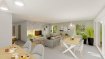 Appartement Vente 3 chambres à Théding - 224 900 € Appartement neuf à Théding. Idéalement situé au centre du village nous vous proposons un bel appartement en VEFA ( Vente en l'Etat Futur d'Achèvement), en rez-de-jardin d'une résidence neuve à Théding.Vous disposerez d'une belle pièce de vie d'environ 40m², comprenant une cuisine équipée ouverte sur salon-séjour, de trois belles chambres dont une de 20m², d'une salle d'eau avec WC suspendus et d'une buanderie avec branchement machine à laver.Vous profiterez d'une belle terrasse de 13,25m², d'une place de parking, d'un garage et d'une cave privative. Les plus de cet appartement : - vous bénéficierez de la personnalisation intégrale de votre intérieur pour le choix des matériaux dans la gamme sélectionnée par le promoteur- interphone vidéo- menuiseries extérieures en PVC et volets roulants motorisés- chauffage au sol (thermostat dans chaque pièce)- carrelage dans les pièces de jour et parquet dans les chambresPour plus de renseignements, contactez nous au 03.72.64.01.02Copropriété de 6 lots.
